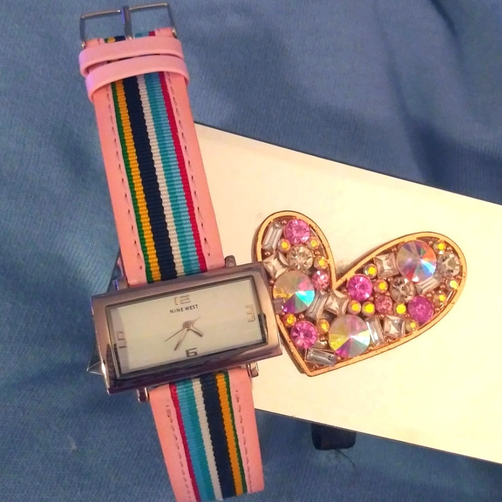 Nine West Multi-stripe Watch